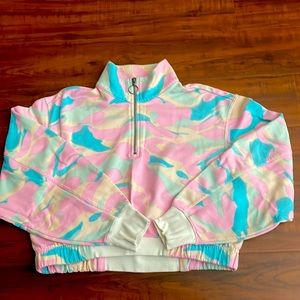 From Abound! Size medium for girls, and colors like blue, pink and white.